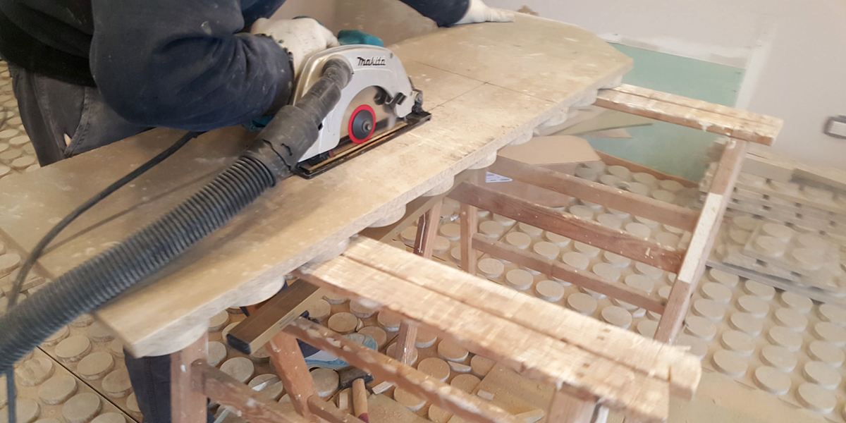 How to cut wood radiant panels